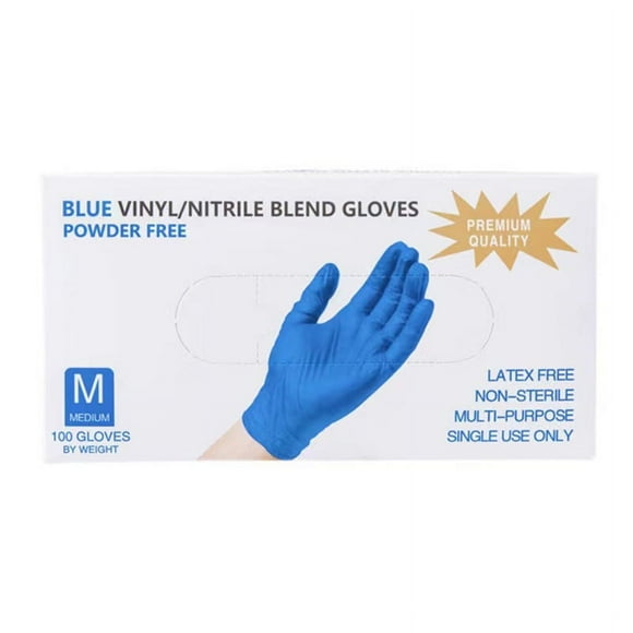 Disposable Nitrile Gloves 200PCS- Latex Free, Powder Free Medical Exam Gloves