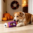 thumbnail image 2 of Qocolcyl Halloween Pet Chew Toy, Squeaky Teething Plaything For Dogs Cats, Spooky Holiday Designs Soft Material Built In Voice Relieve Pet Boredom, 2 of 7