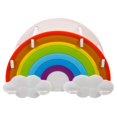 thumbnail image 5 of Rainbow Desk Organizer Multifunctional Pen Holder for Classroom or Office Use Made of Silicone Multi Color 3 Grid, 5 of 5