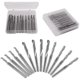 thumbnail image 5 of 12PCS Tungsten Carbide End Mill, 4PCS 1/8" CNC Milling Cutters Double Flute Tools + 8PCS Single Edge End Mills (2 Types), 5 of 5
