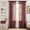 Burgundy, variant on Vintage Lace Curtains 45 Inch Length Victorian Floral Sheer Curtain Panels for Kitchen Bathroom Small Windows Light Filtering 2 Panels 52W x 45L Red Wine