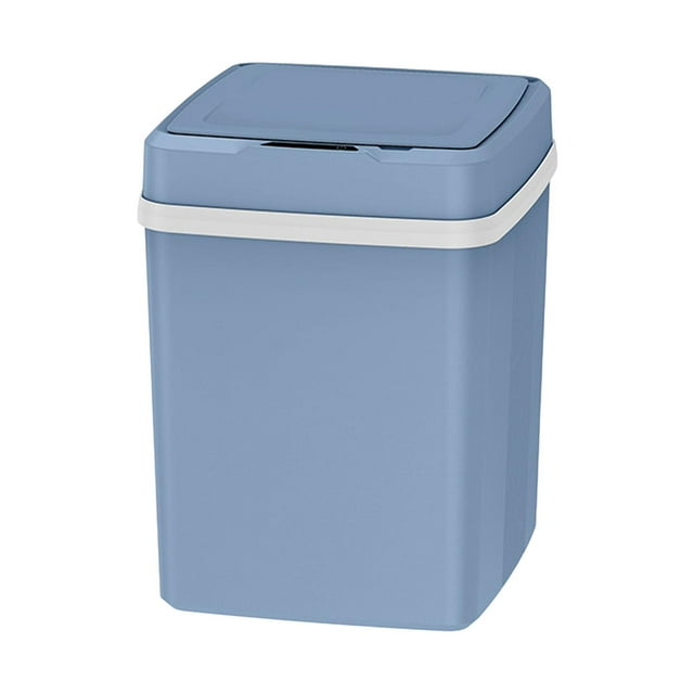Bote de basura inteligente Sunnimix Impermeable Automático 12L azul