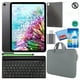 thumbnail image 1 of Apple iPad Air de 10,9" (2022, 64 GB, chip M1, Wi-Fi/Celular, gris espacial) (MM6R3LL/A) Paquete con funda gris con cremallera + protector de pantalla + funda de TPU + teclado + limpiador LCD Apple MM6R3LL/A, 1 of 8