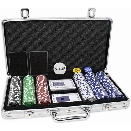 DA VINCI Premium 300 11.5 gram Striped Poker Chip Set w/3 Dealer Buttons  2 Decks of Cards  & Case price history on PriceWatchPro