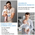 thumbnail image 3 of WaaHome First Fathers Day Card - Happy First Father's Day Gifts Card with Envelope First Time Dad Fathers Day Gift for New Dad from Wife Baby Girl Boy, 3 of 7