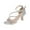 Silver, variant on Black Heels for Women Open Toe Wedding Pumps Shallow Mouth Shoes Party Prom Work Dress Shoes