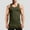 95#Army Green, variant on JXMVOJ Men's 100% Polyester Summer Breathable Sport Fitness Tank Top | Vintage Solid Casual Round Neck Sleeveless Shirt | Daily Gym Outdoor Activewear