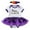 Purple, variant on EnJoCho Toddler Cute Princess Dress Baby Girls Cartoon Bowknot Halloween Tulle Dress Clothes Trendy Holiday Party Performance Clothes Fall Birthday Gift Dresses for Child Girls