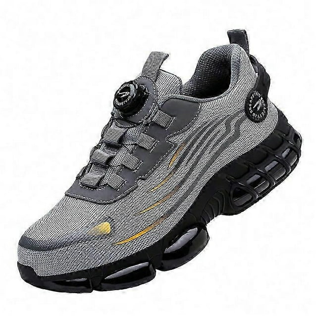 Steel Toe Shoes for Men Convenient Rotating Buckle: for Industrial setting