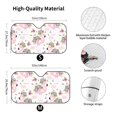 thumbnail image 3 of Bingfone Flamingo And Flowers Car Windshield Sun Shade Protector Keep Your Vehicle Cool Sun Shield Visor Cover Foldable for Car Truck SUV-Small, 3 of 8