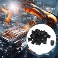 thumbnail image 1 of ETHZZLE 20pcs Cap Nuts Hex Nut Cover Black PVC For Furniture Assembly And Home Use, 1 of 7