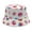 White, variant on Womens Bucket Hats CQXIDFH Women Printed Cotton Bucket Hat, Adjustable Breathable Fisherman Cap, Outdoor Travel Summer Sun Hat, Hijab Cap (Pink, One Size)