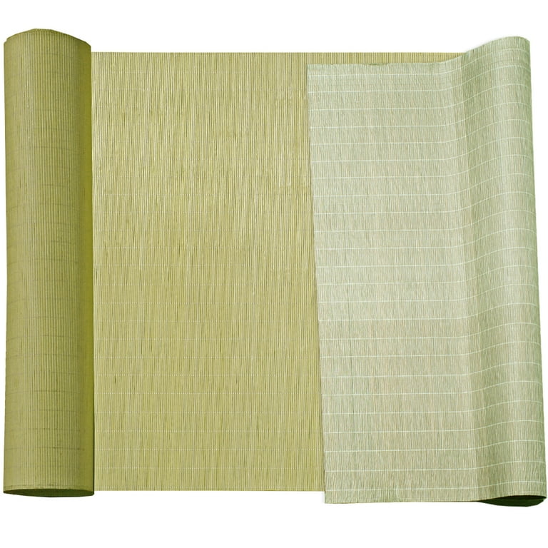 Backyard X-Scapes 4' H x 50' L Green Tatami Bamboo Wall Paneling