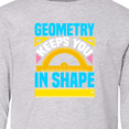 thumbnail image 4 of Inktastic Geometry Math Geek Funny School Long Sleeve Youth T-Shirt, 4 of 5