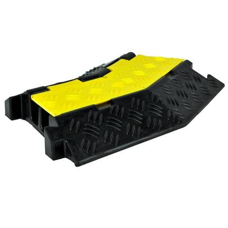 Right-Turn Cable Protective Cover Ramp, Cord/Wire Concealment Protection Track