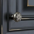 thumbnail image 4 of GlideRite 1-1/8 in. Round Snowflake Cabinet Knob, Satin Pewter, Pack of 25, 4 of 5