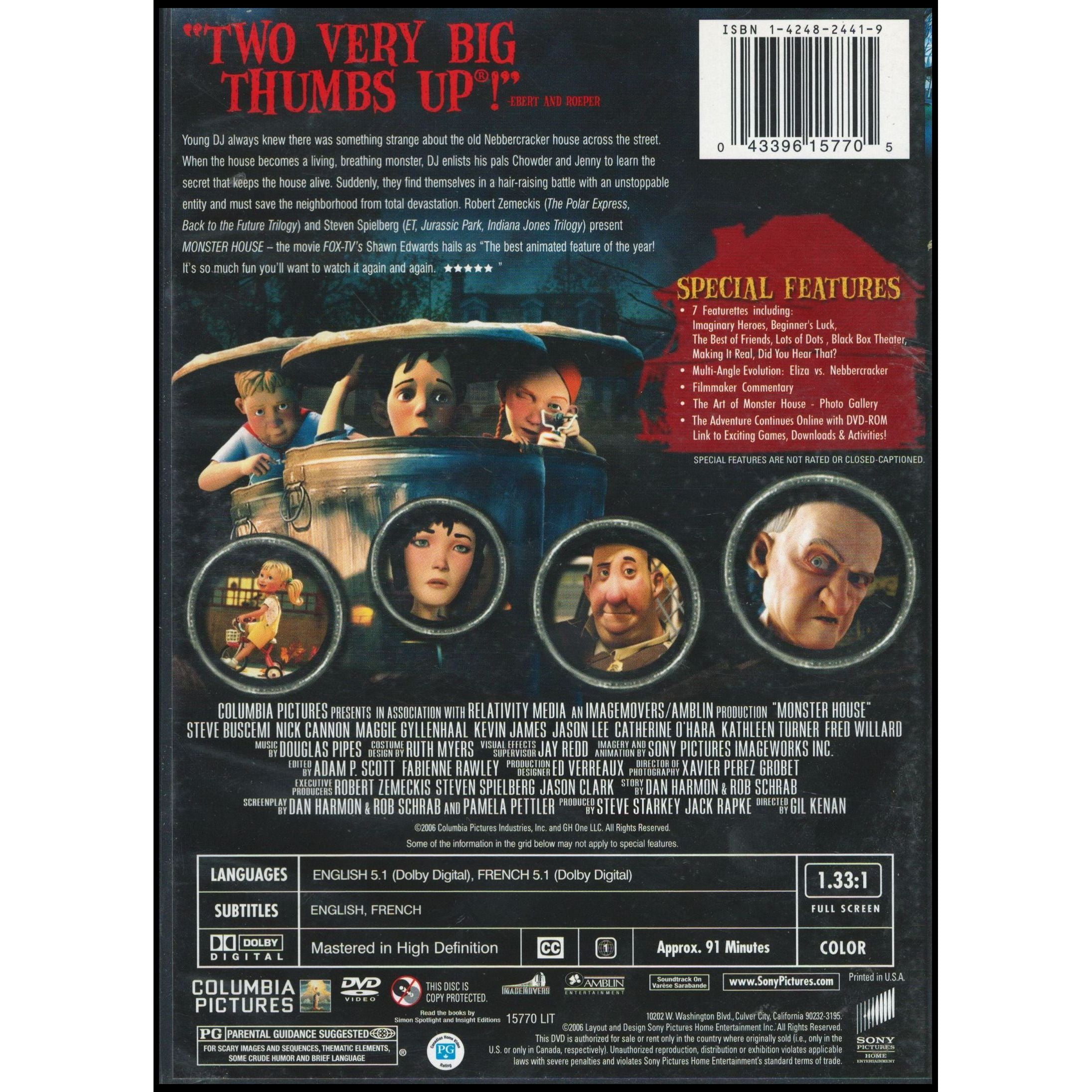 Monster House (DVD) - Walmart.com