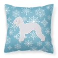 thumbnail image 1 of Caroline's Treasures BB3494PW1414 Copo de nieve de invierno Bedlington Terrier - Almohada decorativa, 14 x 14, multicolor Caroline's Treasures BB3494PW1414, 1 of 1