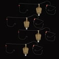 thumbnail image 4 of 4 Uds. Jaula de cebo de pesca ligera portátil, trampa para señuelos, cesta, soporte alimentador, accesorios para aparejos de pesca, 20g, 4 Uds., 4 of 10