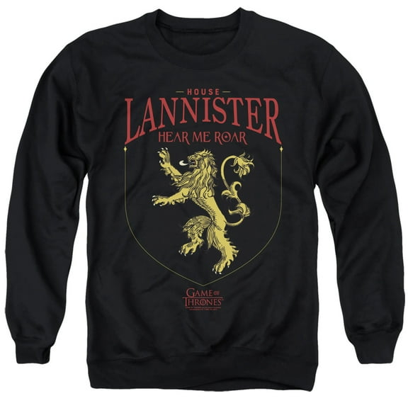 Game of Thrones House Lannister Sigil Unisex Adult Crewneck Sweatshirt,House Lannister Sigil, Small