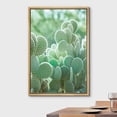 thumbnail image 2 of wall26 Framed Canvas Print Wall Art Green Bunny Ear Southwest Succulent Cactus Nature Wilderness Photography Realism Floral Botanical Multicolor for Living Room, Bedroom, Office - 16"x24" N, 2 of 5