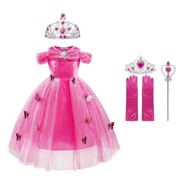 Disfraz de princesa Elsa de Frozen de Disney para niños, disfraz de aluvión de mariposas, traje de Frozen, Halloween ix zhangyuxiang unisex