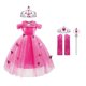 thumbnail image 1 of Disfraz de princesa Elsa de Frozen de Disney para niños, disfraz de aluvión de mariposas, traje de Frozen, Halloween ix zhangyuxiang unisex, 1 of 2