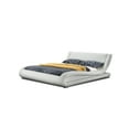 thumbnail image 2 of Greatime B1070 Contemporary Upholstered Platform Bed, Twin, White, 2 of 6