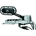 thumbnail image 2 of Kuryakyn 1766 Motorcycle Handlebar Accessory: Heavy Industry Rear View Side Mirrors, Satin Black with Chrome Accents, 1 Pair, 2 of 6
