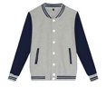 thumbnail image 1 of Hombres Casual Sólido Cuello alto Béisbol Uniforme Botón Cárdigan Suéter Pompotops oipoqjl11585, 1 of 3