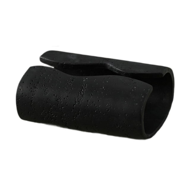 Dispensador de pañuelos desechables con tapa, diseño creativo y original. Soporte para pañuelos faciales y servilletas para baño, sala de estar o Negro