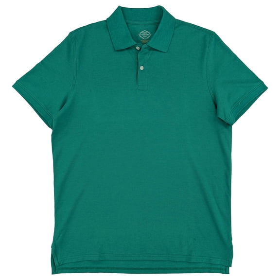 Van Heusen Mens Big & Tall Navy Blue Regular Fit Long Sleeve Polo Shirt