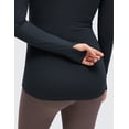 thumbnail image 3 of CRZ YOGA Butterluxe Maternity Long Sleeve Shirts Athletic Yoga Casual Pregnancy Womens Tee Tops Basic Soft, 3 of 3