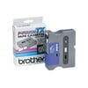 Brother P-Touch TX Tape Cartridge for PT-8000, PT-PC, PT-30/35, 3/4"w, Black on Clear