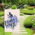 thumbnail image 1 of LLQkigsxse Bunting Banner Cake Spring Garden Flag Reversible Floral Pattern Burlap Garden Patio Decorative Items, 1 of 3