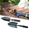 thumbnail image 2 of Landzoo One Garden Shovels For Digging Steel Head Shovel With Rubberized Handle Heavy Duty Garden Tool For Digging Transplanting Accessory Practical Basic Rooting Tool For Garden, 2 of 5