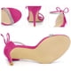 thumbnail image 4 of Sandalias de mujer Perphy con puntera redonda y tacón de aguja con diamantes de imitación Rosa caliente 41, 4 of 6