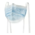 thumbnail image 2 of McKesson Medical Face Masks with Ties, Pleated, Non-Sterile - Level 1, Blue, 50 Count, 6 Packs, 300 Total, 2 of 4