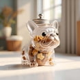 thumbnail image 7 of French Bulldog Candy Jar, Cute Airtight Dog Snack Container for Cookies, Funny Pet Snack Jars for Cookies, Candy, Coffee Pods, Bulldog Kitchen Home Decor for Pet Lovers Gift(1pc), 7 of 7