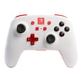 thumbnail image 2 of PowerA Enhanced Wireless Controller - Gamepad - wireless - Bluetooth - white with red accents - for Nintendo Switch, 2 of 6