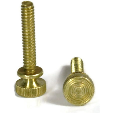 

Knurled Screws - Solid Brass Machine Screws 1/4 -20 X 3/4 Inch Qty 25