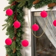 thumbnail image 4 of Dmlowu Flocking Christmas Balls - 2.36" Christmas Ball Ornaments for Xmas Tree, 6pcs Shatterproof Hanging Christmas Ornaments Set for Holiday Wedding Party Christmas Tree Decorations, 4 of 5