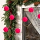 thumbnail image 4 of Decoraciones de Halloween, 6 bolas navideñas de terciopelo flocadas, adornos para árbol de Navidad, bolas de plástico, adornos colgantes decorativos de Navidad, decoración para árbol de Navidad, bola, 4 of 5
