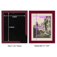 thumbnail image 4 of Vintage Views of Venice VIII - Framed Print w/glass - Cherry Red, 4 of 7