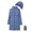 Blue XL, variant on Winter Down Coat with Storage Bag Thickened Padded Plush Hood Mid Length Windproof Long Sleeves Windproof Warm Daily Outwear Cotton Jacket