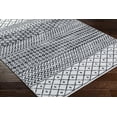thumbnail image 2 of Mark&Day Washable Rugs, 7x9 Divine Bohemian/Global Off-White/Black Area Rug, Off White Black Carpet for Living Room, Bedroom or Kitchen (7'6" x 9'5", Machine Washable), 2 of 2