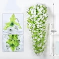 thumbnail image 2 of D-594 White Artificial Rose Flower 80Cm Wall Hanging Simulation Decor For Home Garden #75d71, 2 of 8