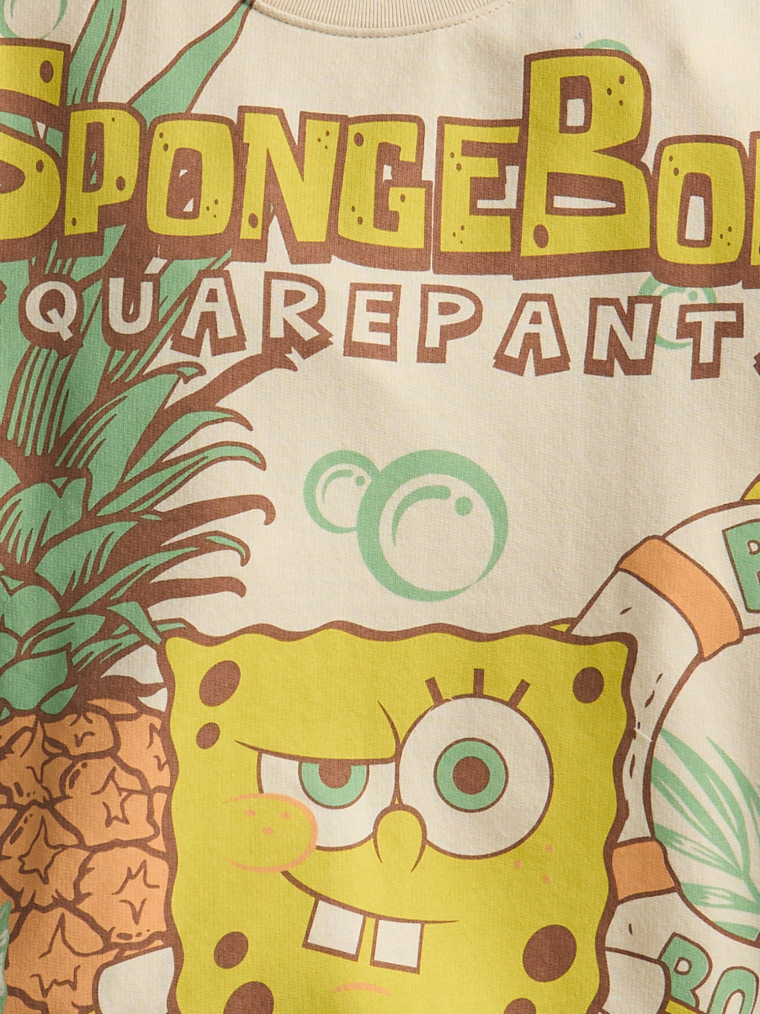 Paramount Spongebob Squarepants Boys Graphic Print Fleece Sweatshirt, Sizes XS 4/5-XL 14/16