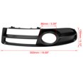 thumbnail image 2 of Car Front Bumper Left Side Fog Light Grille Lamp Cover 8E0807681F Black for Audi A4 B7 2005-2009, 2 of 7