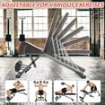 YOLEO Adjustable Weight Bench, Foldable Full Body Workout Benches Strength Training Folding